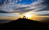 cloud and silhouette