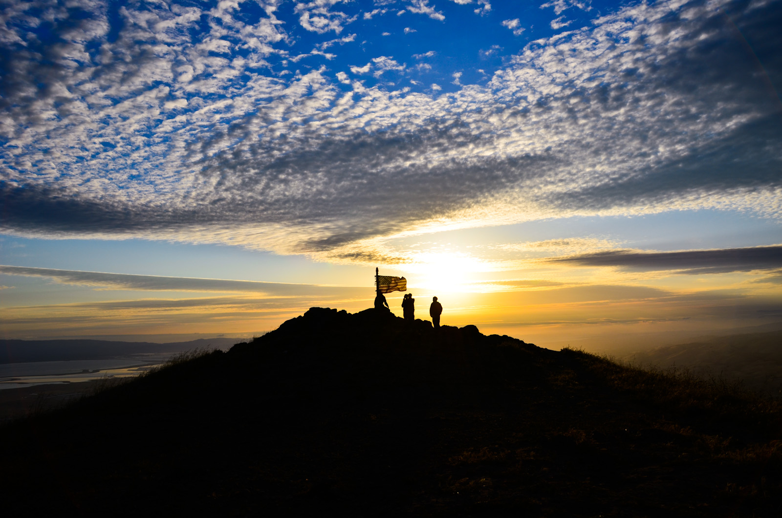 cloud and silhouette